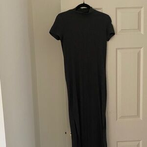 Noisy May Dark Gray Maxi Dress